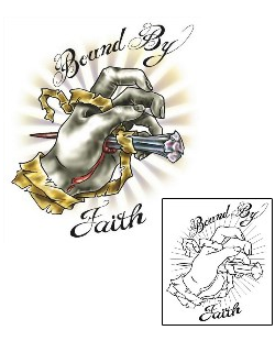 Jesus Tattoo Bound By Faith Tattoo