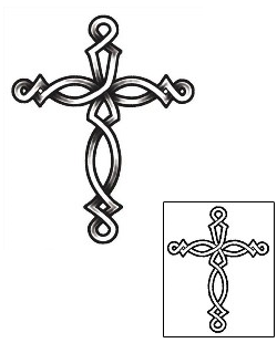 Cross Tattoo Religious & Spiritual tattoo | SFF-00117