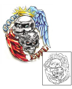 Skull Tattoo Horror tattoo | SFF-00133