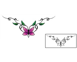 Butterfly Tattoo Specific Body Parts tattoo | SFF-00142