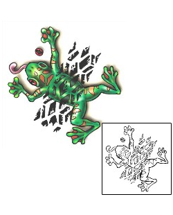Frog Tattoo Reptiles & Amphibians tattoo | SFF-00158