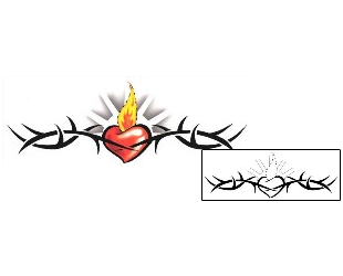 Heart Tattoo Specific Body Parts tattoo | SFF-00193