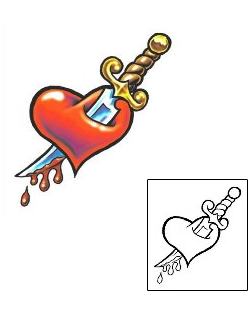 Heart Tattoo Horror tattoo | SFF-00263