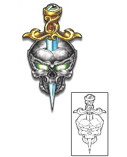 Dagger Tattoo Horror tattoo | SFF-00266
