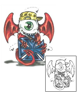 Devil - Demon Tattoo Miscellaneous tattoo | SFF-00303