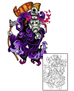 Reaper Tattoo Horror tattoo | SHF-00089
