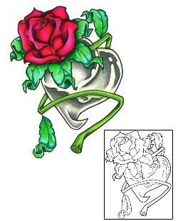 Rose Tattoo Plant Life tattoo | SHF-00090