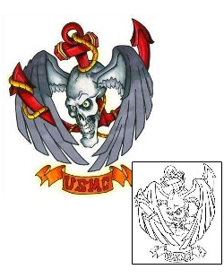 Marines Tattoo Miscellaneous tattoo | SHF-00098