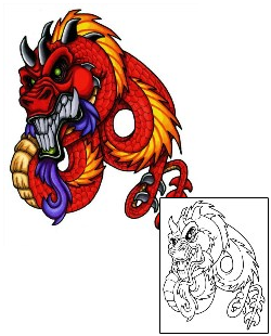Dragon Tattoo Mythology tattoo | SHF-00145