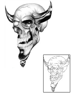 Skull Tattoo Horror tattoo | SHF-00180