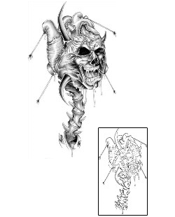 Skull Tattoo Horror tattoo | SHF-00191