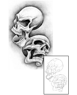 Skull Tattoo Horror tattoo | SIF-00017