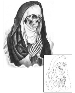 Skeleton Tattoo Horror tattoo | SIF-00021