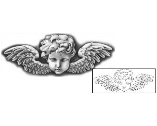 Angel Tattoo Religious & Spiritual tattoo | SIF-00023