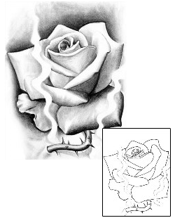 Flower Tattoo Plant Life tattoo | SIF-00034
