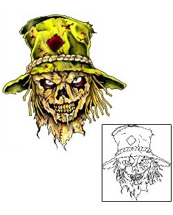 Skull Tattoo Horror tattoo | SJF-00016