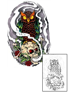 Bird Tattoo Horror tattoo | SJF-00022