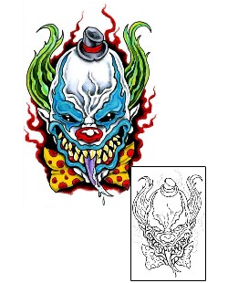 Evil Tattoo Wiggles Clown Tattoo