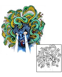 Medusa Tattoo Horror tattoo | SJF-00054