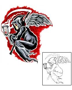 Reaper Tattoo Horror tattoo | SJF-00056