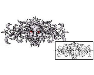Devil - Demon Tattoo Tattoo Styles tattoo | SJF-00058