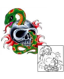 Snake Tattoo Horror tattoo | SKF-00032