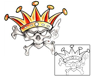 Crown Tattoo Horror tattoo | SLF-00017