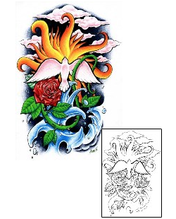 Bird Tattoo Plant Life tattoo | SNF-00005