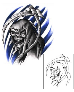 Reaper Tattoo Horror tattoo | SNF-00008