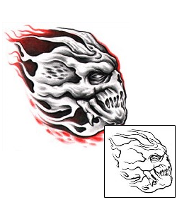 Skull Tattoo Horror tattoo | SNF-00009