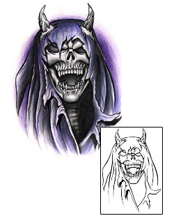 Devil - Demon Tattoo Horror tattoo | SNF-00011
