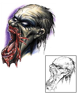 Monster Tattoo Horror tattoo | SNF-00015