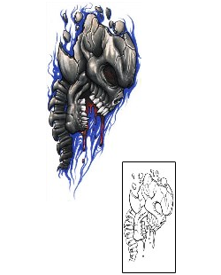 Devil - Demon Tattoo Horror tattoo | SNF-00016