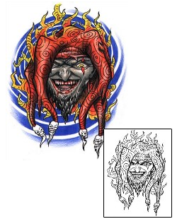 Joker - Jester Tattoo Mythology tattoo | SNF-00019