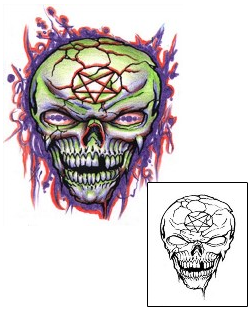 Skull Tattoo Horror tattoo | SNF-00024