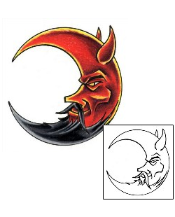 Devil - Demon Tattoo Astronomy tattoo | SOF-00067