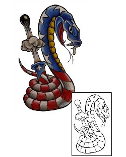 Reptiles & Amphibians Tattoo Horror tattoo | SOF-00163