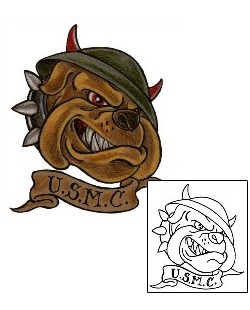 Military Tattoo Branco Bulldog Tattoo
