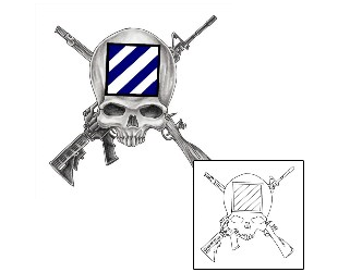 Army Tattoo Horror tattoo | SOF-00195
