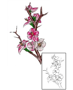 Flower Tattoo Plant Life tattoo | SOF-00250