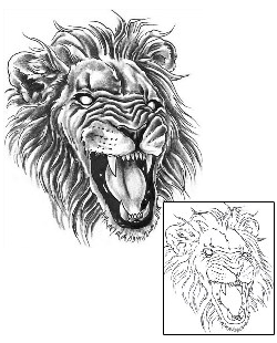 Lion Tattoo Animal tattoo | SOF-00269