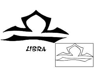 Libra Tattoo Zodiac tattoo | SOF-00283