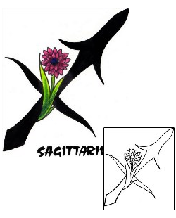 Sagittarius Tattoo Plant Life tattoo | SOF-00287