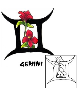 Gemini Tattoo Plant Life tattoo | SOF-00293