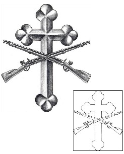 Cross Tattoo Religious & Spiritual tattoo | SOF-00336