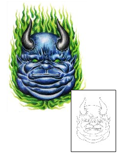 Evil Tattoo Horror tattoo | SOF-00428