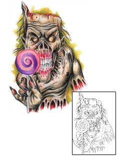 Scary Tattoo Horror tattoo | SOF-00436