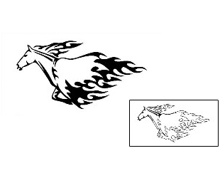 Horse Tattoo Tattoo Styles tattoo | SPF-00204