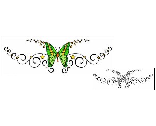 Butterfly Tattoo Specific Body Parts tattoo | SPF-00302