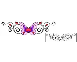 Butterfly Tattoo Specific Body Parts tattoo | SPF-00303